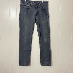 Levi's 511 Skinny Leg Jeans Men's Gray Denim Size 31x30
